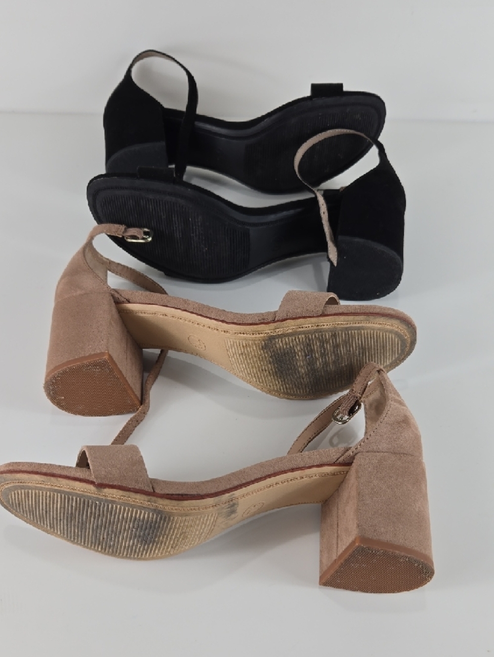 A New Day Heels Nude & Black Size 7.5 - Picture 8 of 13